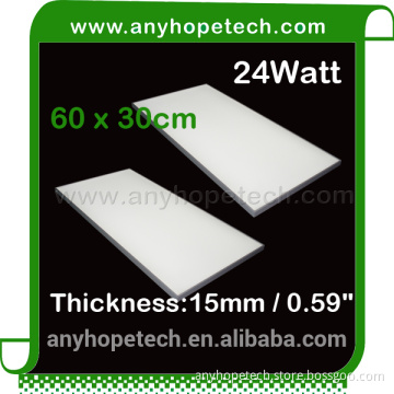 World class quality DC24V 600 300mm 24W aluminium composite panel